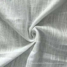 Оптовая модная ткань 100% полиэфирная льняная ткань